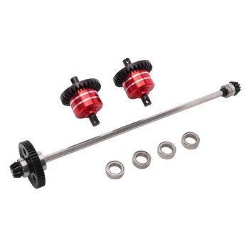 Kit de eje central de partes metálicas mejoradas para el diferencial delantero y trasero para modelos de vehículos RC MJ