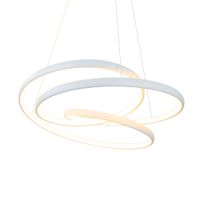 amberg ii - lampara colgante de metal color blanco 50 cm
