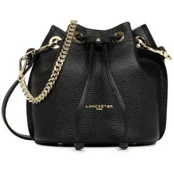 LANCASTER Bolso de mano Bolso cubo Alba Double S Negro/Beige para mujer
