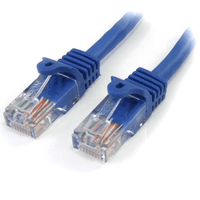 1m cat 5e blue snagless
