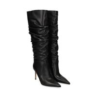 michael kors botas con tacon mujer - negro talla 7