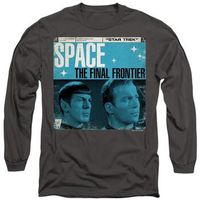 star trek camiseta manga larga final frontier para mujer
