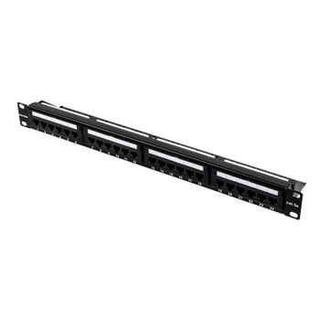 Aiten Data Patch Panel 24 Puertos Cat. 5e UTP Conexión de Red Alta Velocidad para Hogar o Negocio