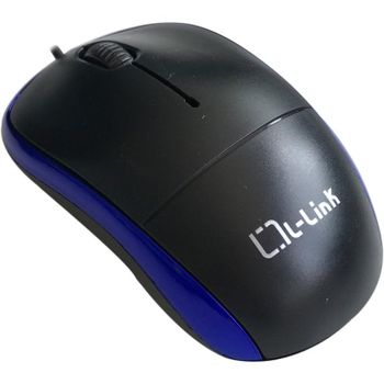 L-Link LL-2080-A Ratón USB Negro/Azul