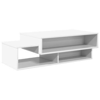 Mesa De Café - Mesa De Centro - Mesa Baja 105 X 50 X 32,5 Cm Madera De Ingeniería