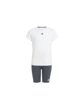 Chándal de Fitness adidas Essentials Jogger Essentials 3Bandas Niña Blanco