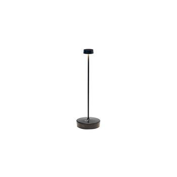 Lámpara De Mesa Led Recargable Y Regulable Zafferano Swap Pro, Negra - 2200-2700-3000k - 9 Horas De Potencia Máxima