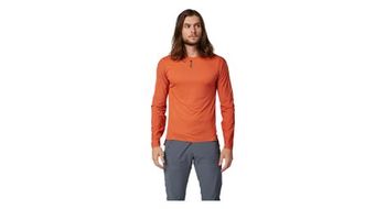 Camiseta de manga larga fox flexair pro naranja