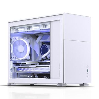 Torre Jonsbo D31 STD Blanco Window ATX GPU 40cm Ventilación Avanzada Gaming
