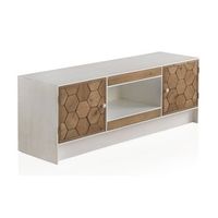 mueble tv fresno blanco