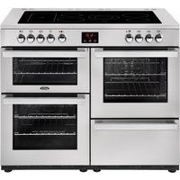 belling cookcentre 110e electric ceramic range cooker - stainless steel stainless steel