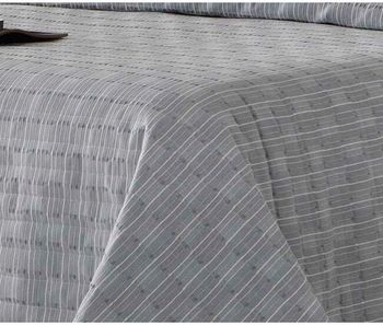 Colcha bouti aina gris cama 180