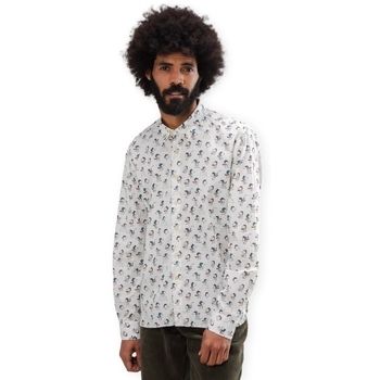 Brava Fabrics Camisa manga larga Peanuts Flying Ace Shirt - Ecru para hombre