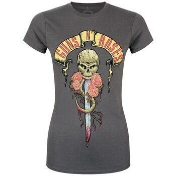Guns N Roses Camiseta manga larga Dripping Dagger para mujer