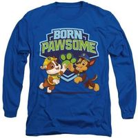 dessins animes camiseta manga larga born pawsome para hombre