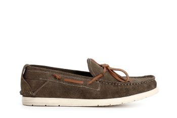 mocasines en piel de ante para hombre taupe 40
