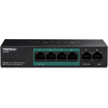 Trendnet TPE-S50 Switch No Administrado L2 5 Puertos Fast Ethernet 4 Puertos PoE