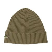 gorro lacoste lana verde kaki