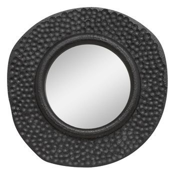 Espejo Nyer Redondo, 60 X 60 Cm, Negro - Atmosphera Createur D'interieur