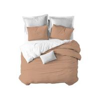 funda nordica vichy marron -  cama200 290x270