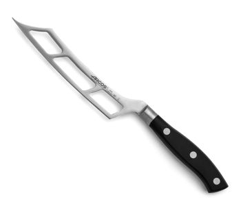 Cuchillo para queso acero inoxidable forjado nitrum 145 mm mango negro