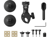 kit accesorios camara deportiva - insta360 cinsaavy montaje en moto negro