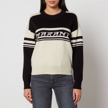 Marant Etoile Callie Flash Logo-Intarsia Jumper - FR 36/UK 8
