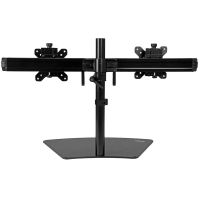 startech soporte horizontal doble para monitores hasta 24 max 8kg