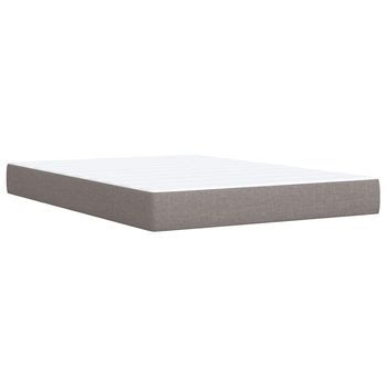 Cama (de Color Pardo Grisáceo, Emparejada Con Un Colchón De Tela De 140x200 Cm)