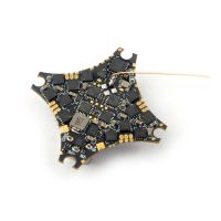 happymodel superx hd elrs 1-2s controlador de vuelo aio con esc de 12a incorporado y receptor uart elrs para drones rc w