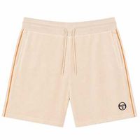 sergio tacchini short tasso velour shorts sandshellorange pepper para hombre