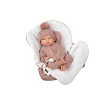muneca reborn arias 40 cm elba rosa csaco dormir