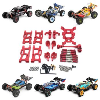 Piezas de actualización de metal para los modelos Wltoys 144001, 144002, 144010, 124016, 124017, 124019, 1/14, 1/12 AM X