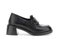 mocasines de piel con pinza black 39