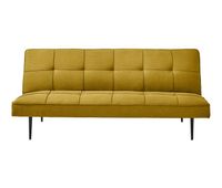sofa cama 3 plazas bowy color amarillo
