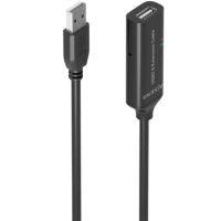 cable alargador usb aisens a101-0914 5m con amplificador usb 20 negro