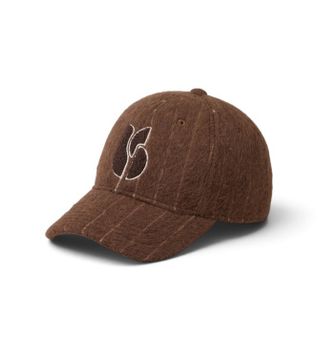 BA&SH para mujer. 2H26RHUG Gorra Hugo marrón (OSFA), Casual, Poliéster