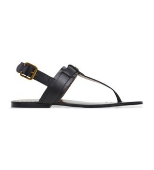 Pepe Jeans para mujer. PLS90702 Sandalias Sann Brand negro (38), Plano, Hebilla, Casual, Sostenible