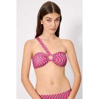 ysabel mora bikini top bikini estampado ondas copa b para mujer