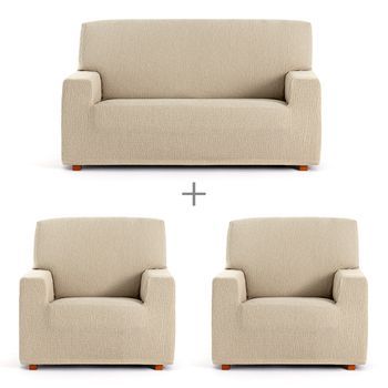 Fundas De Sofa Mod/7 Elastica Troya 3-1-1 Pl. C/0