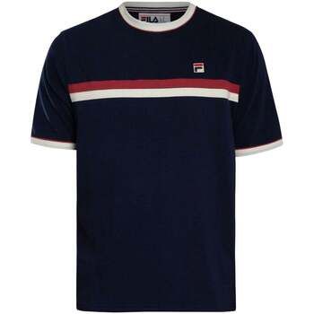 Fila Camiseta Rosario T-Shirt Navy/Gardenia/Garnet para hombre