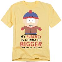 south park camiseta puberty para hombre