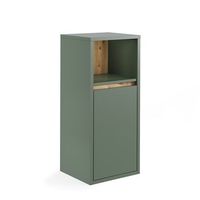 mueble midi viola 33 x 80 cm con puerta y estante abierto vicco