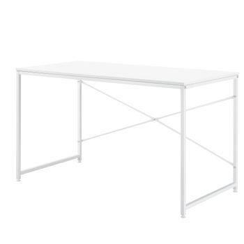 [en.casa]® Mesa Escritorio - 120 X 60 X 72 Cm - Mesa De Oficina - Mesa De Trabajo - Blanco