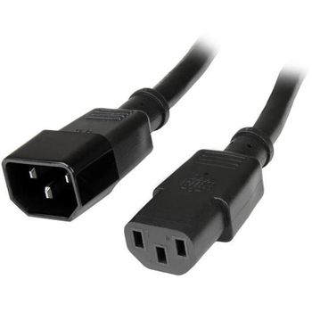 Startech Cable Extensor de Alimentación de Ordenador C14 a C13 1m