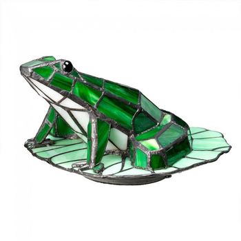 Lámpara de mesa tiffany frog