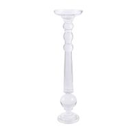 portavela de vidrio redondeado h60cm