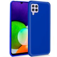cool funda silicona azul para samsung galaxy a22 4g
