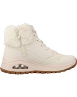 de skechers 167274-nat natural durabuck- faux fur