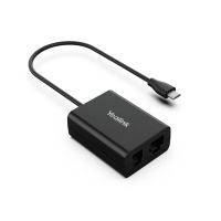 auriculares yealink ehs60 adaptador de interfaz con conexion rj45 y usb micro-usb negro